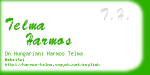 telma harmos business card